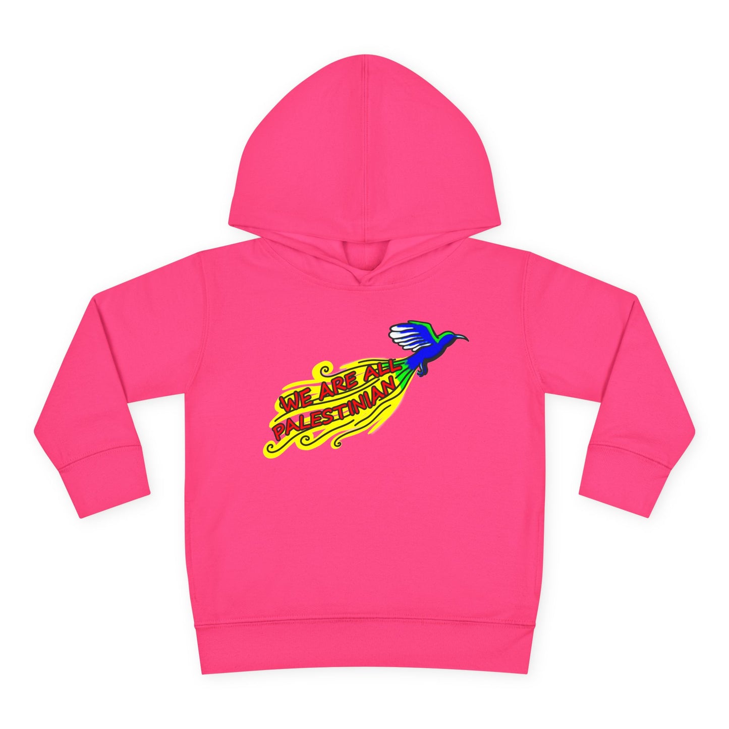 Toddler Pullover Fleece Hoodie - We are all Palestinian