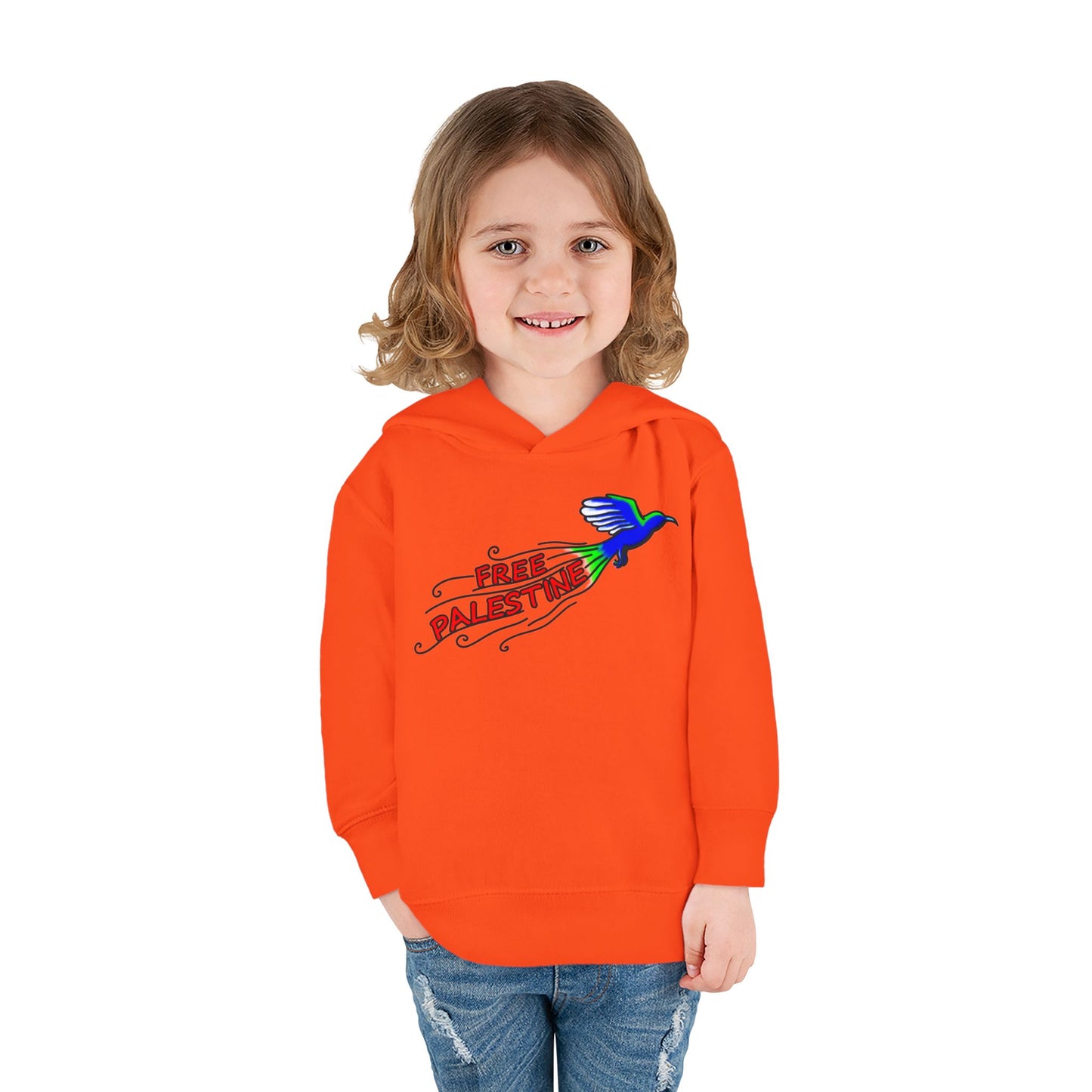 Toddler Pullover Fleece Hoodie - Free Palestine