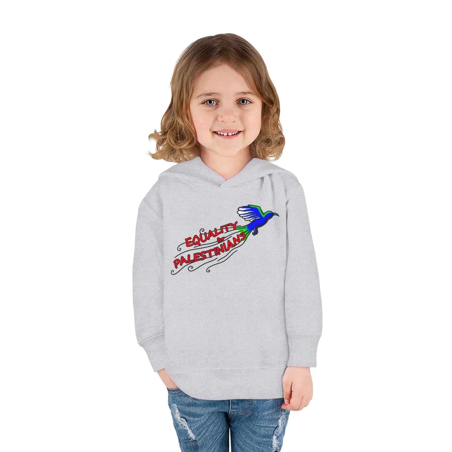 Toddler Pullover Fleece Hoodie - Equality for Palestinians