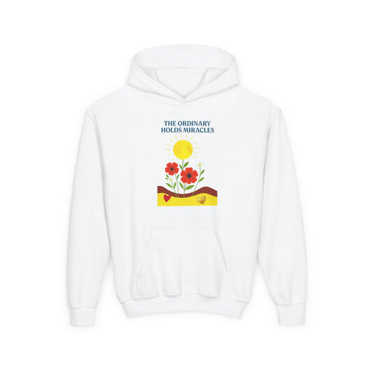 Youth Heavy Blend Hooded Sweatshirt - The Ordinary Holds Miracles