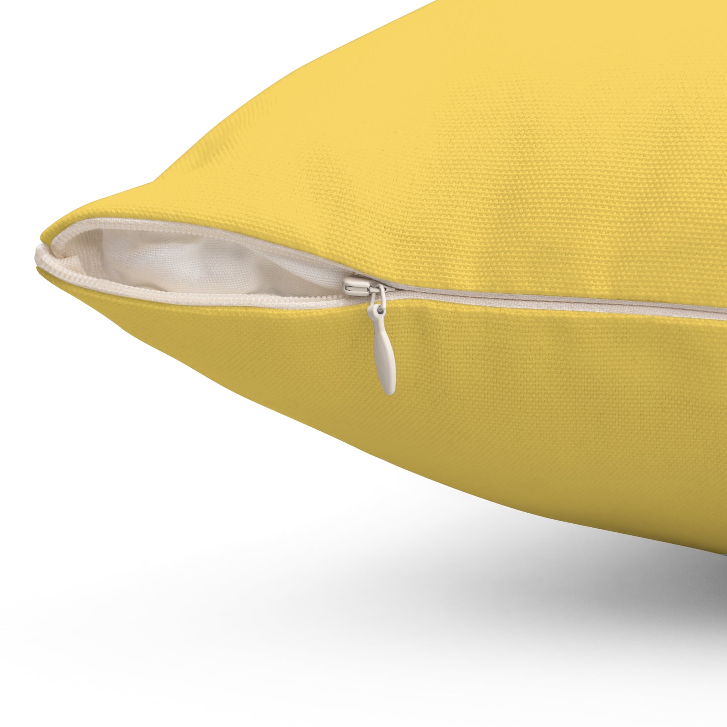 Spun Polyester Square Pillow - I Am Loved (Gold)