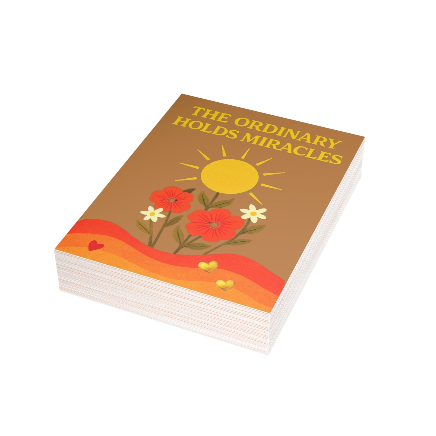 Postcard Bundles (30 pcs, envelopes included) - The Ordinary Holds Miracles (Brown)