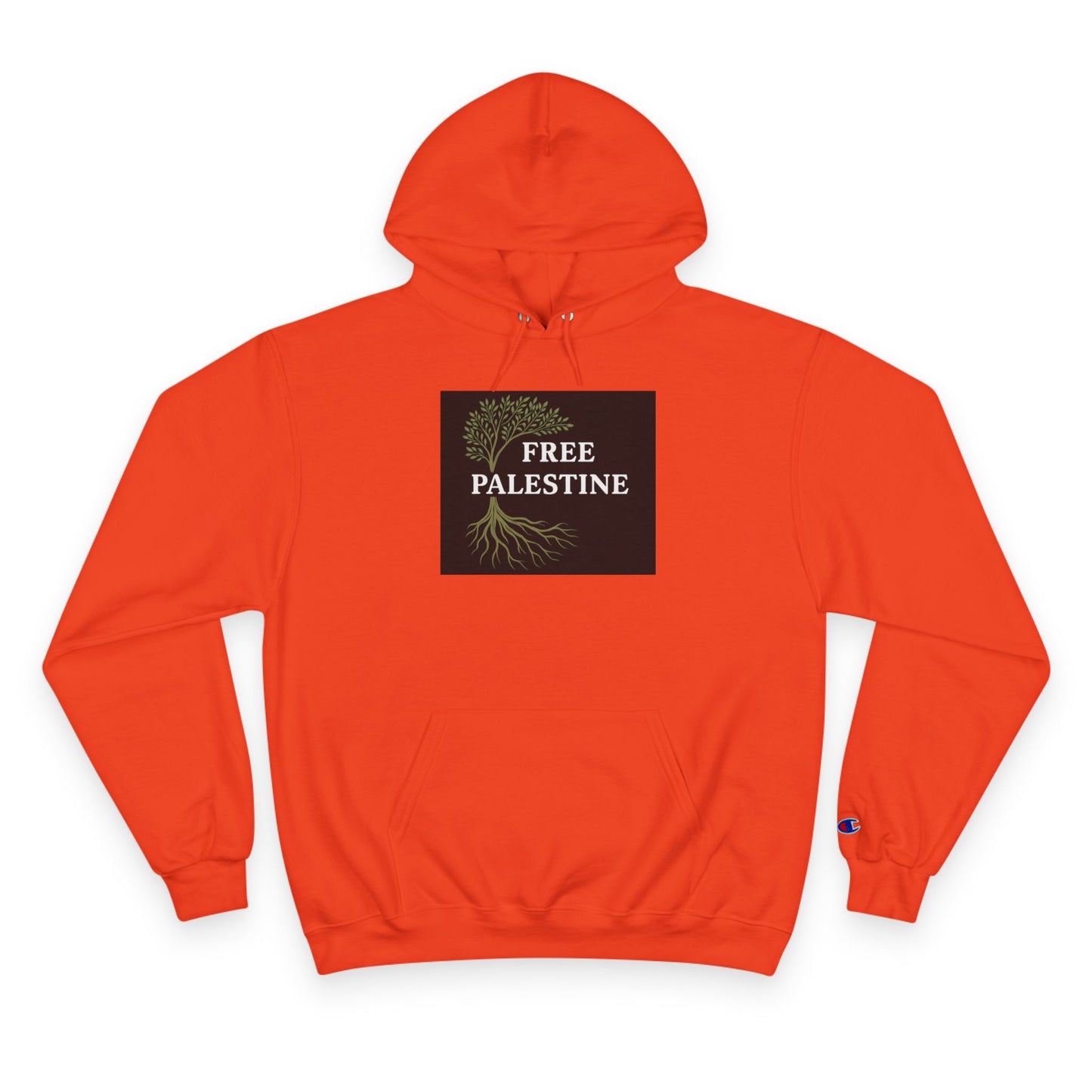 Champion Hoodie - Free Palestine (Olive Tree Roots Edition)