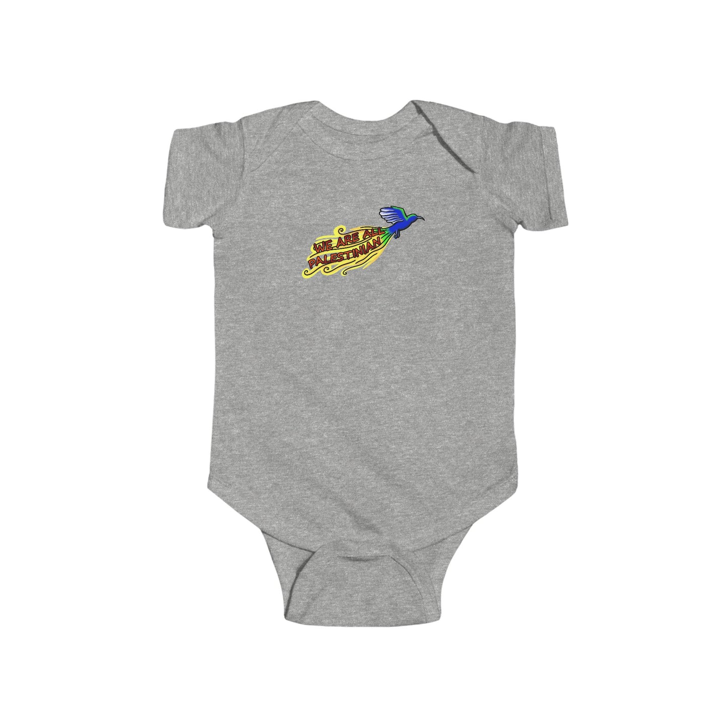 Infant Fine Jersey Bodysuit - We Are All Palestinian
