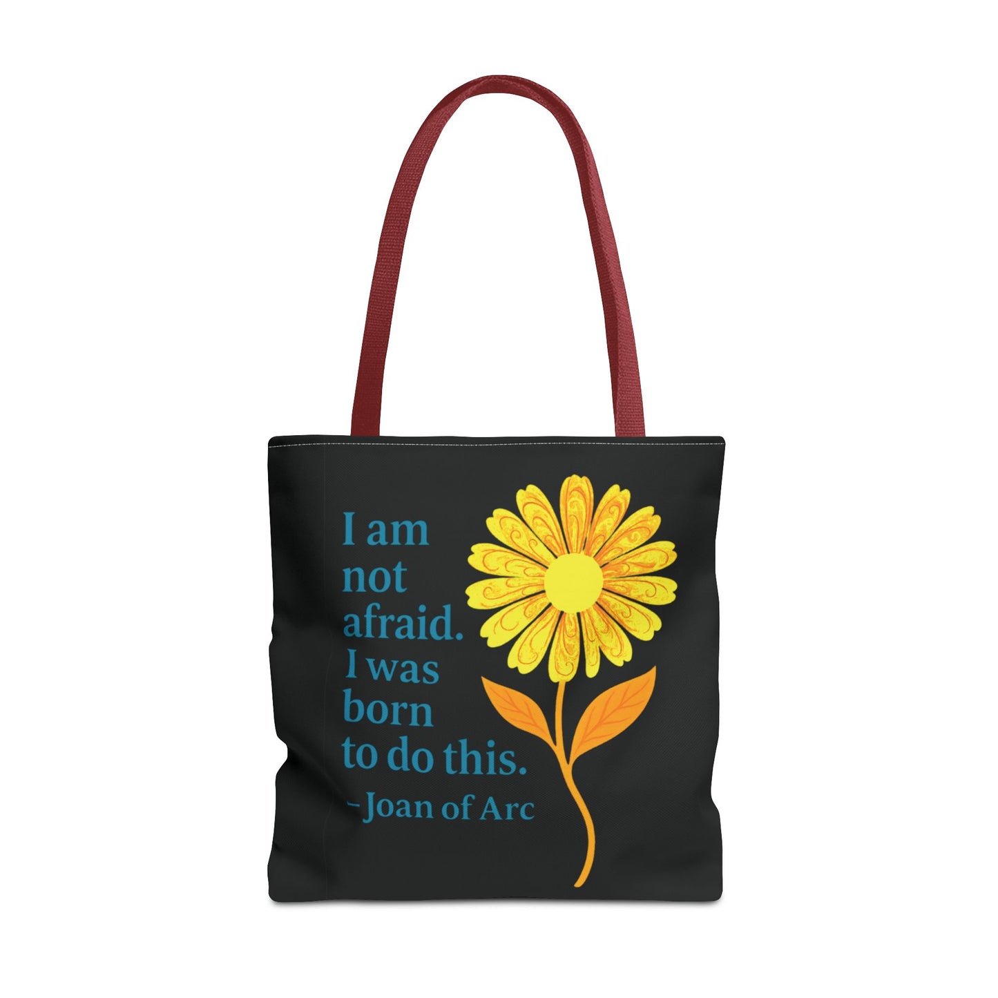 Tote Bag (AOP) - I am not afraid. I was born to do this.