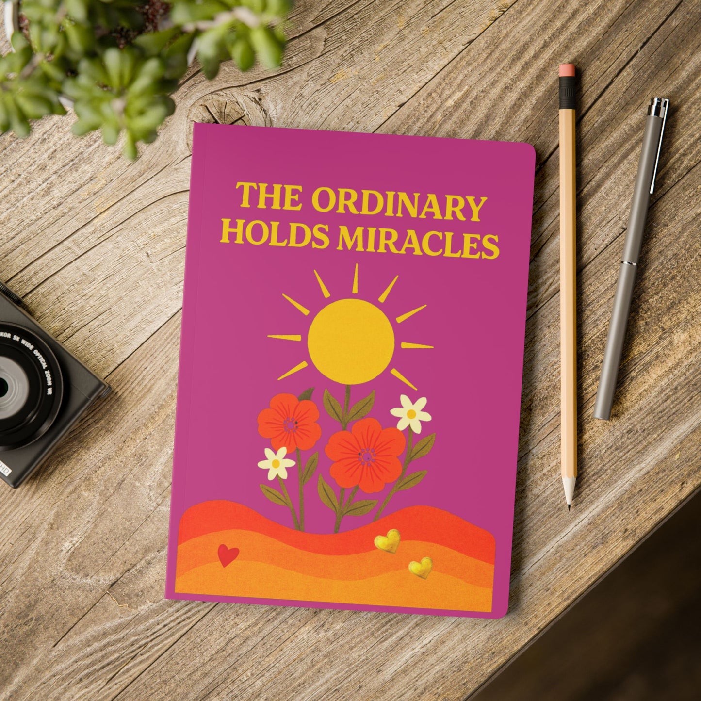 Softcover Journal: The Ordinary Holds Miracles  - Pink