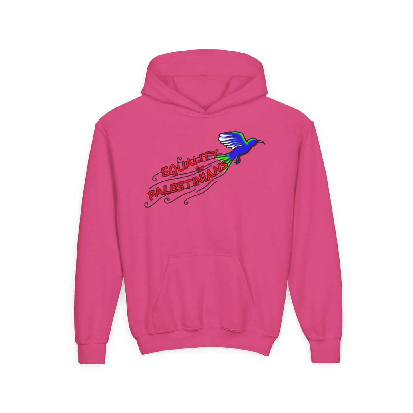 Youth Heavy Blend Hooded Sweatshirt - Equality for Palestinians