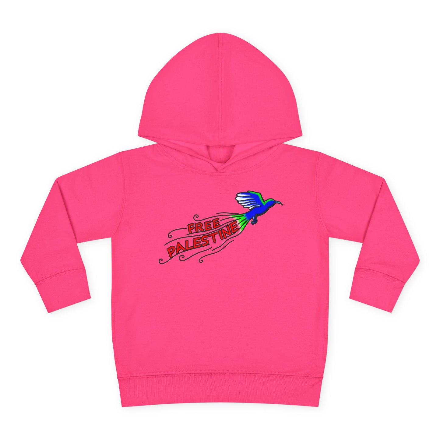 Toddler Pullover Fleece Hoodie - Free Palestine