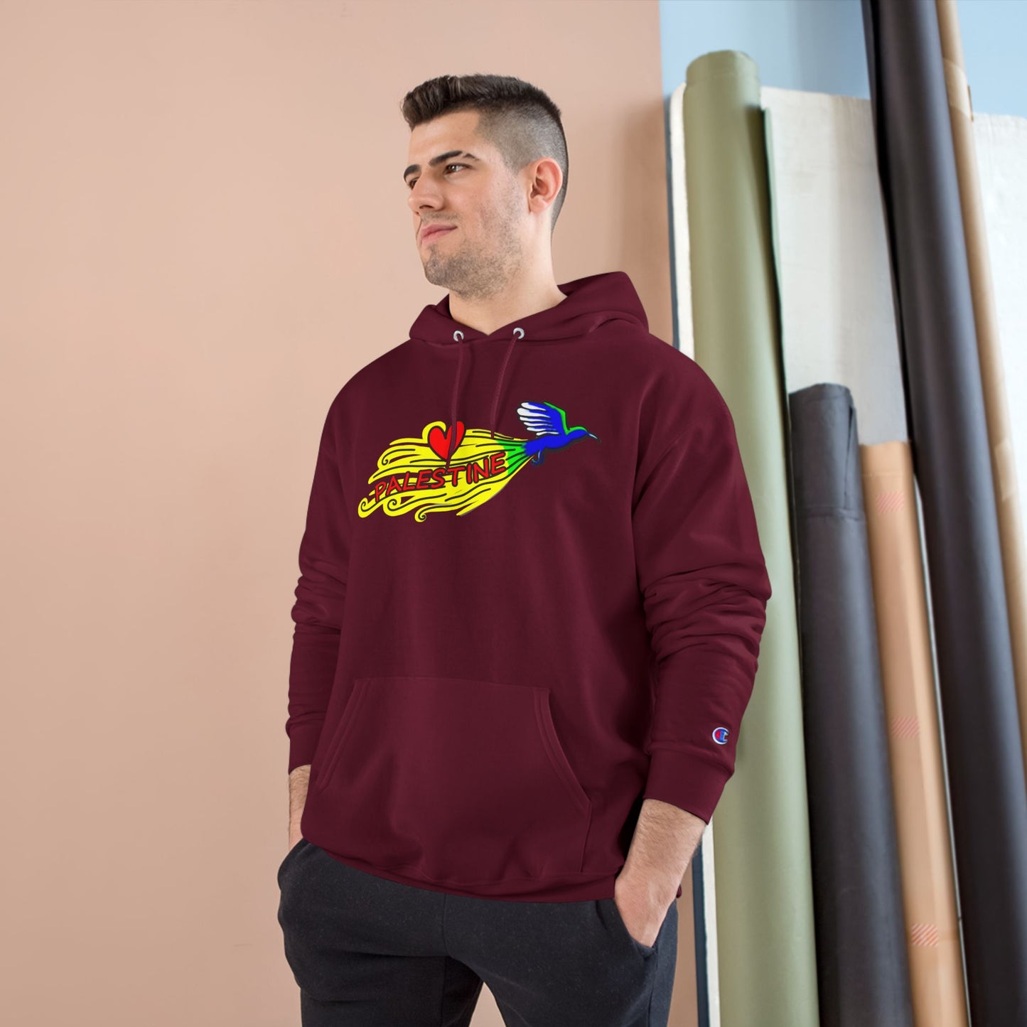 Champion Hoodie - Love Palestine