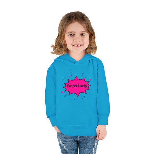 "Boss Lady" Toddler Pullover Fleece Hoodie