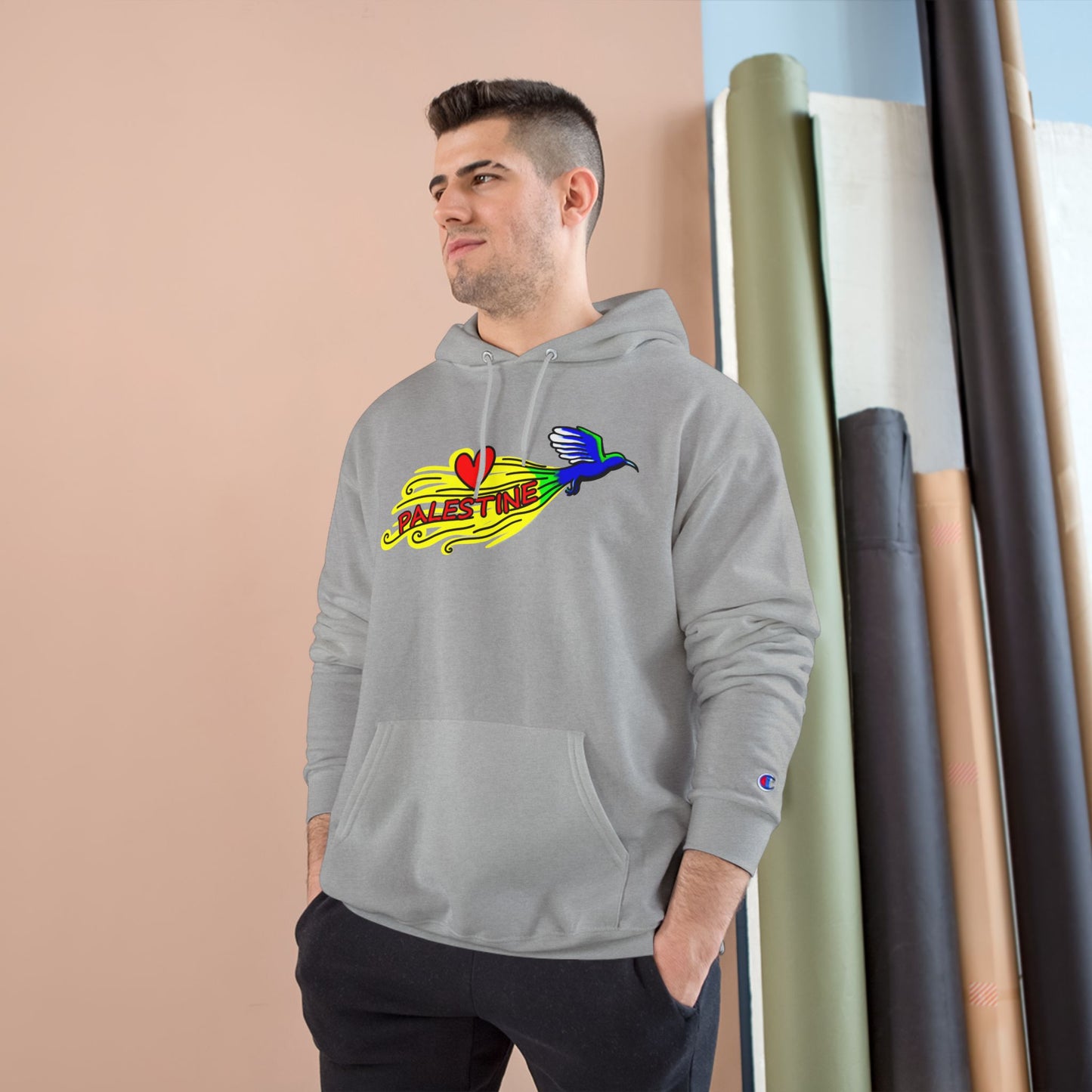 Champion Hoodie - Love Palestine