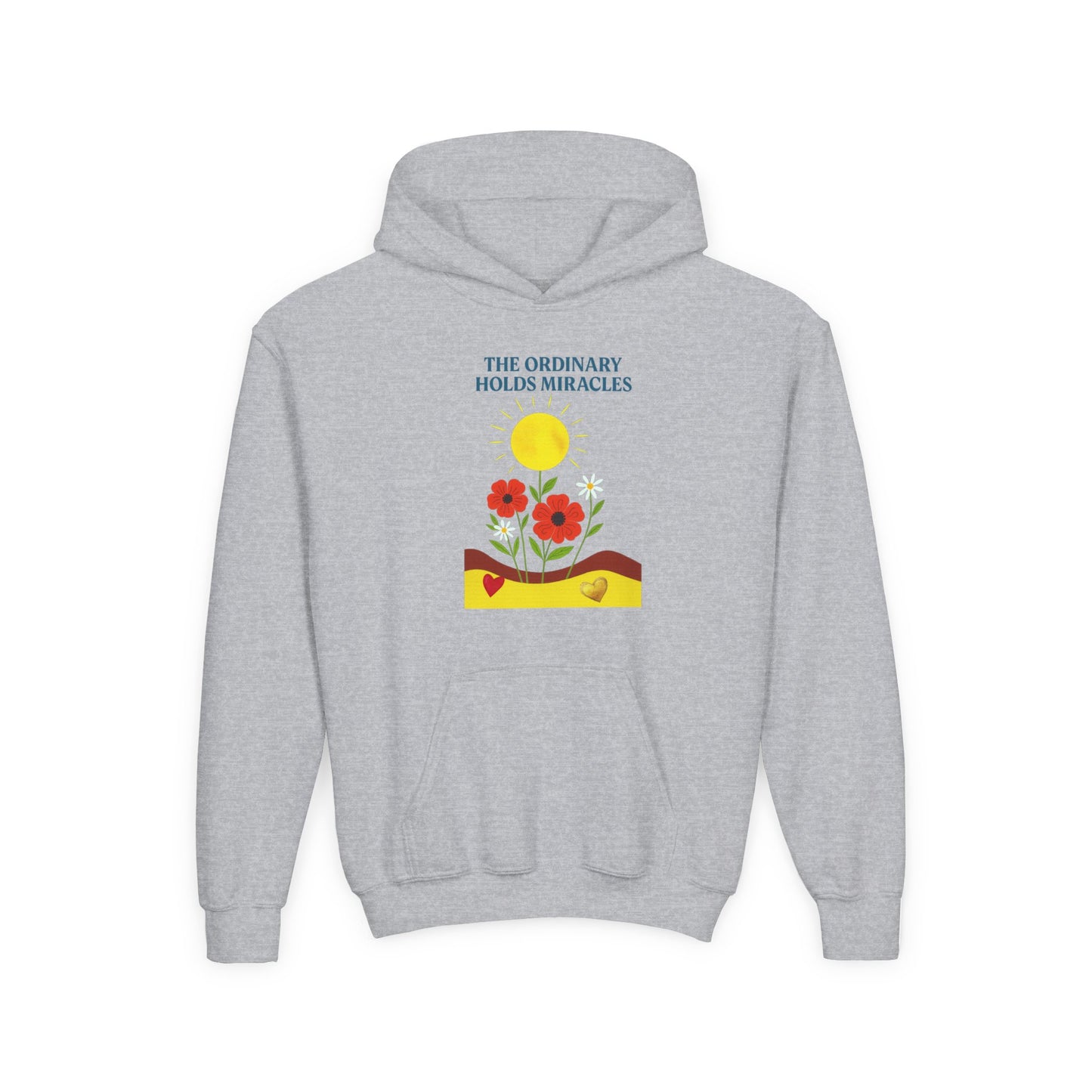 Youth Heavy Blend Hooded Sweatshirt - The Ordinary Holds Miracles