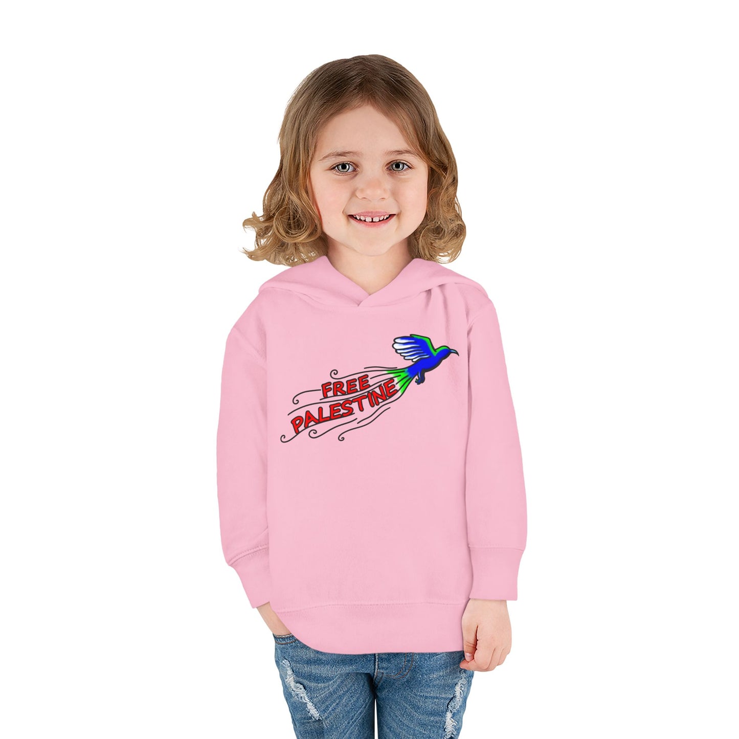 Toddler Pullover Fleece Hoodie - Free Palestine