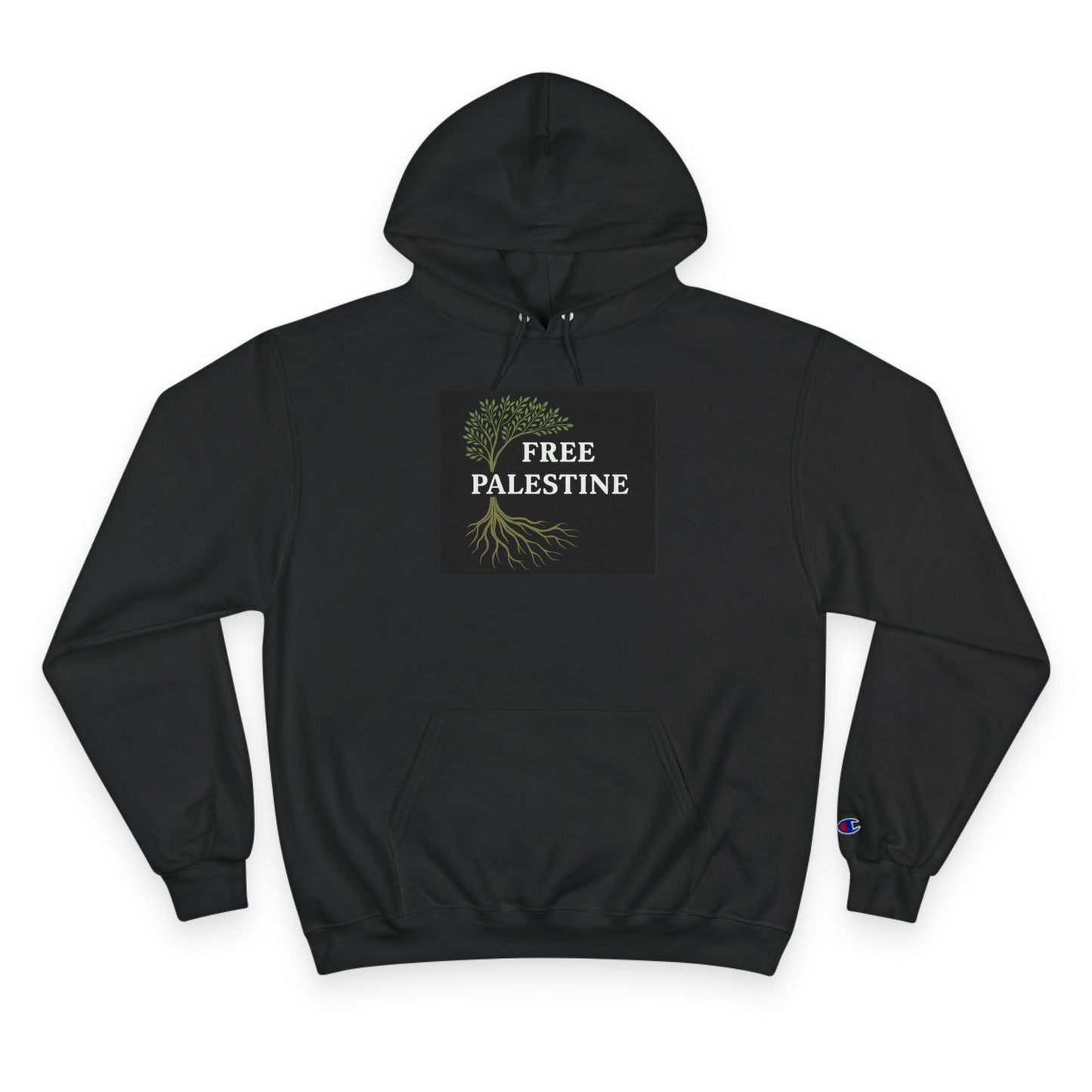 Champion Hoodie - Free Palestine (Olive Tree Roots Edition)