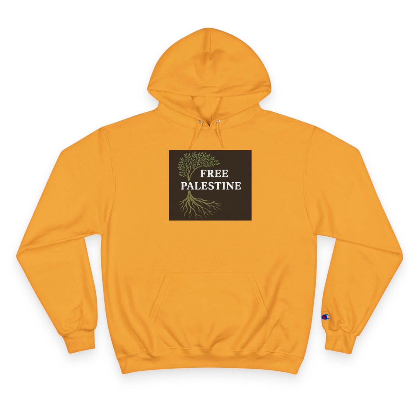 Champion Hoodie - Free Palestine (Olive Tree Roots Edition)
