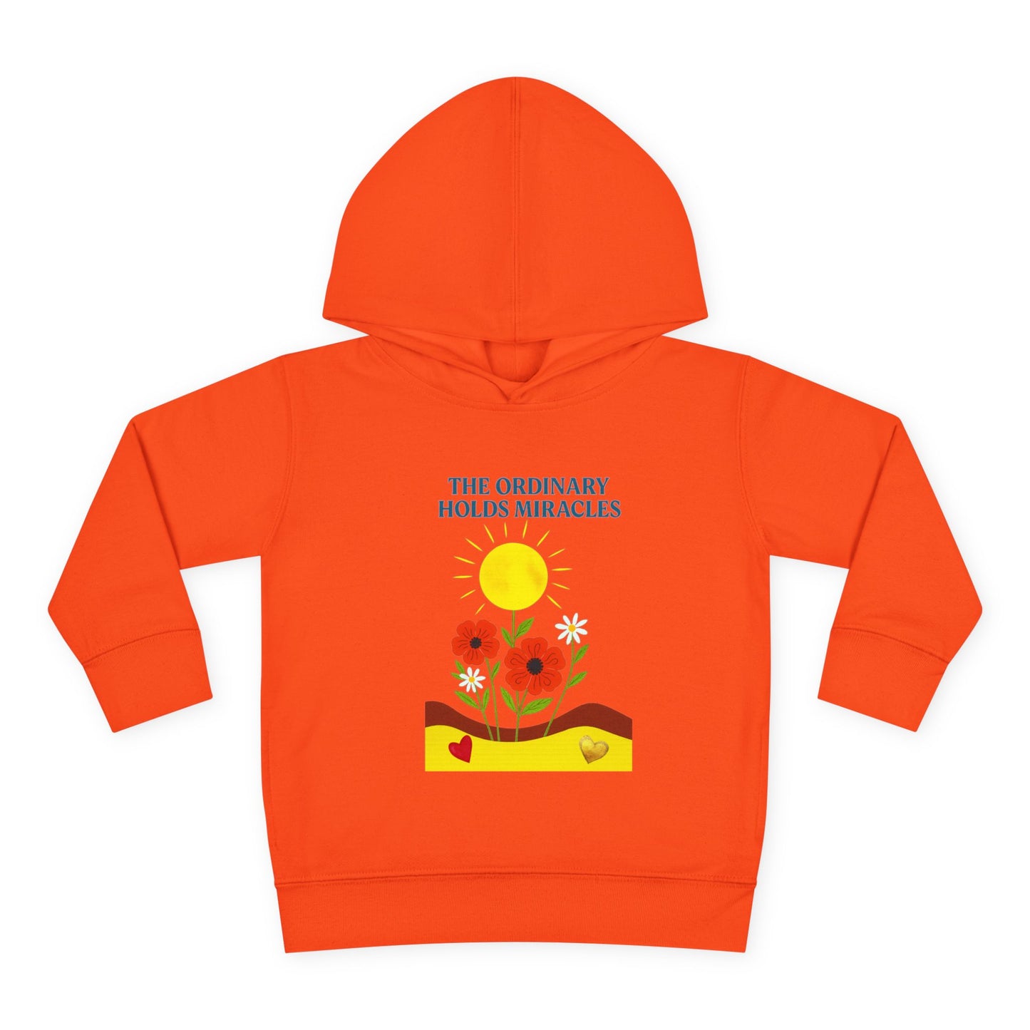 Toddler Pullover Fleece Hoodie - The Ordinary Holds Miracles