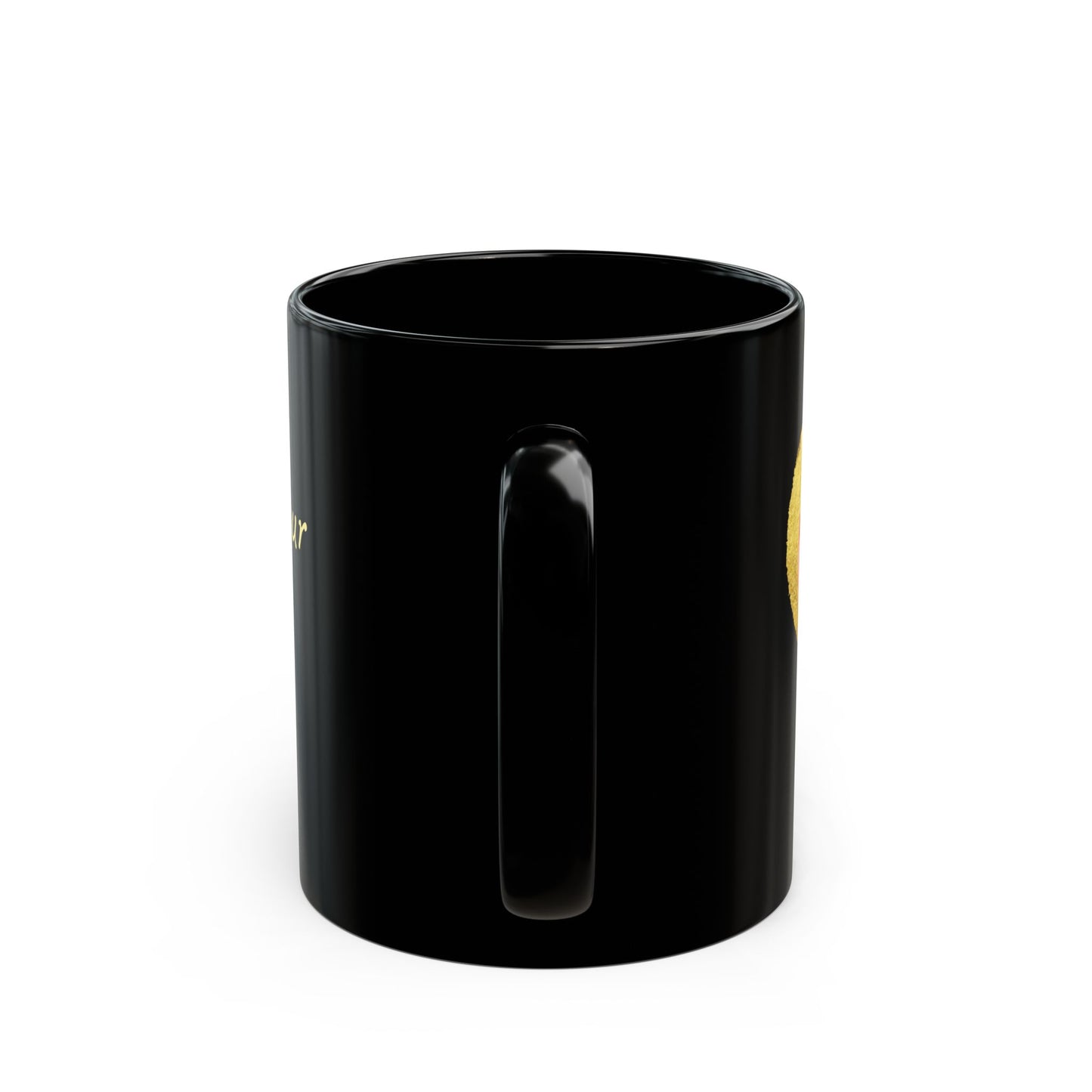Black Mug  - Follow your heart (11oz)