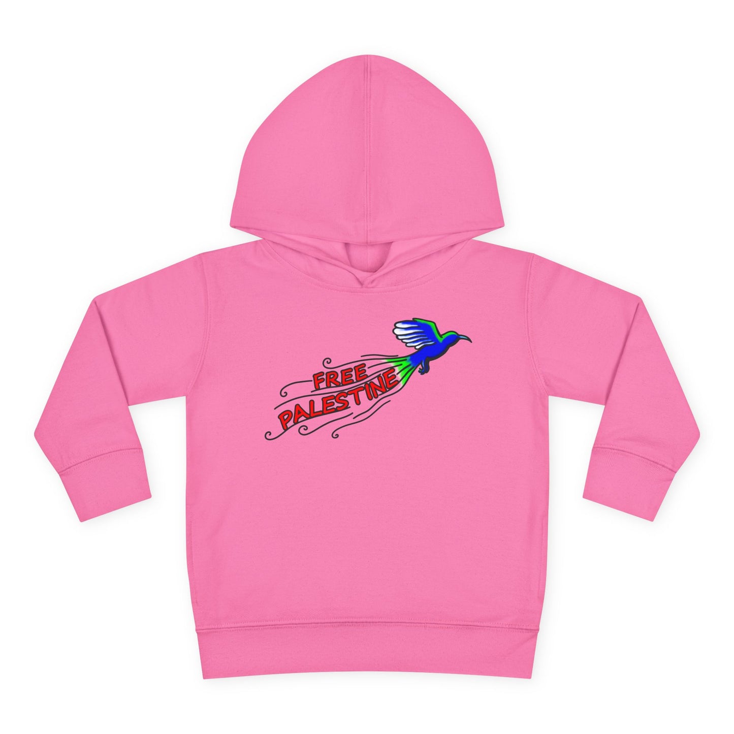 Toddler Pullover Fleece Hoodie - Free Palestine
