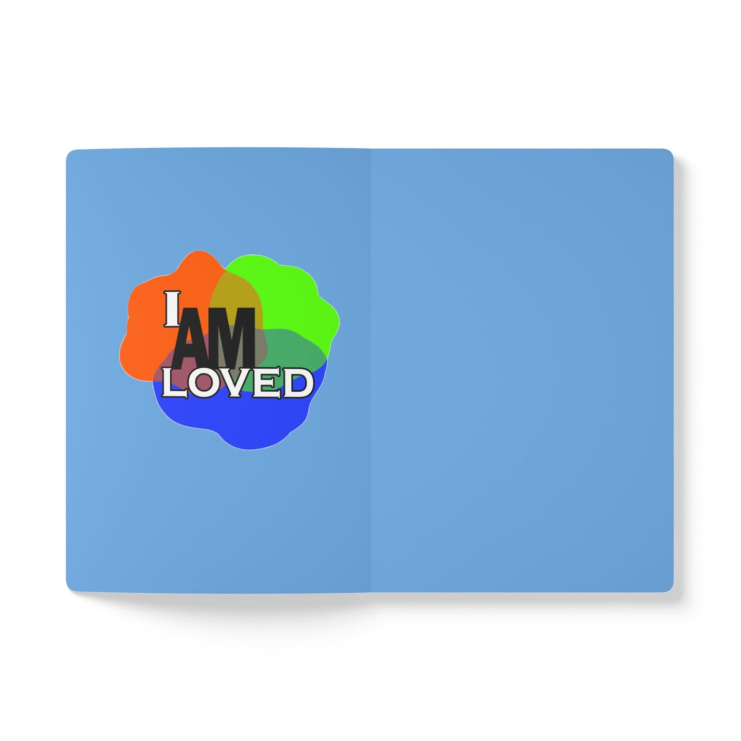 Softcover Journal: I Am Loved - Light Blue