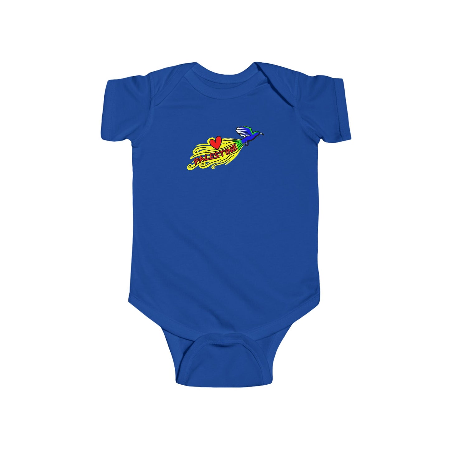 Infant Fine Jersey Bodysuit - Love Palestine