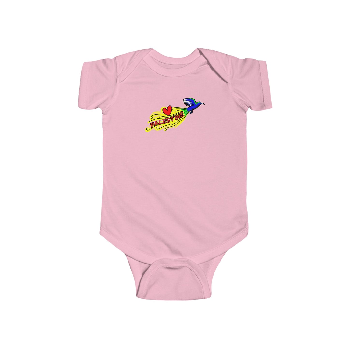 Infant Fine Jersey Bodysuit - Love Palestine