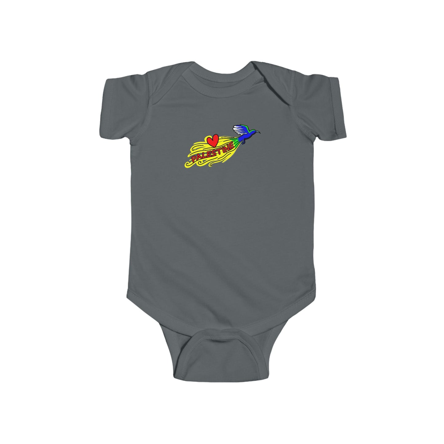 Infant Fine Jersey Bodysuit - Love Palestine