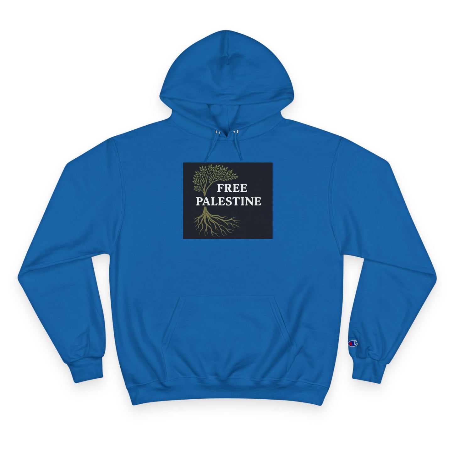 Champion Hoodie - Free Palestine (Olive Tree Roots Edition)