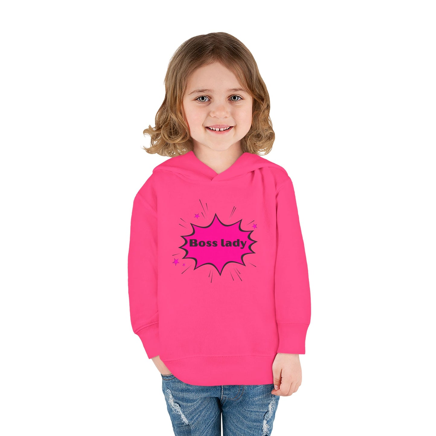 "Boss Lady" Toddler Pullover Fleece Hoodie