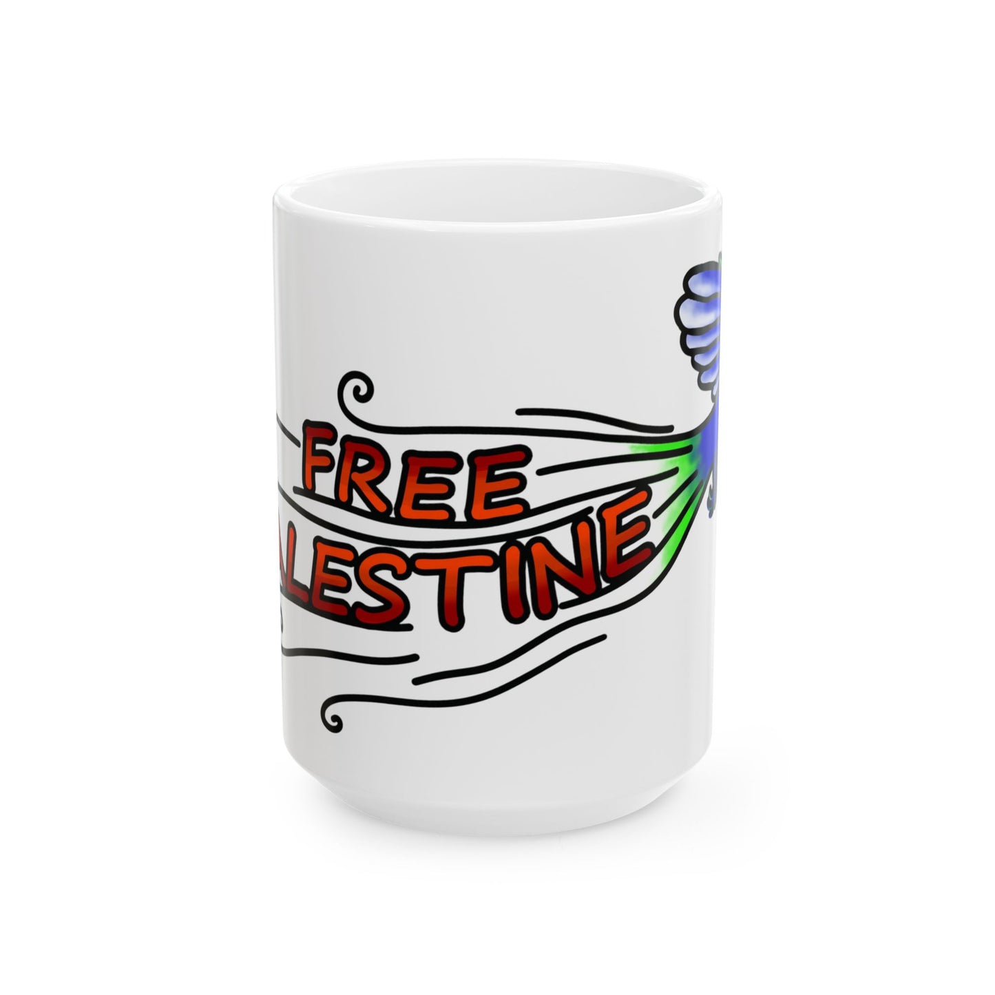 Ceramic Mug (15oz) - Free Palestine