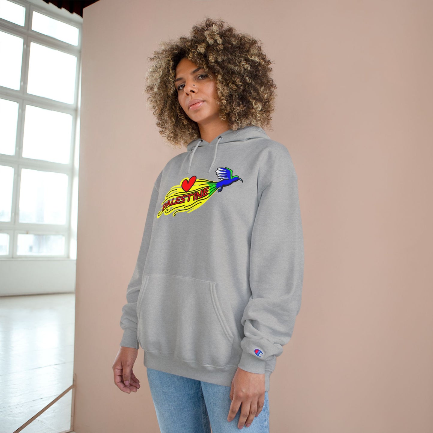 Champion Hoodie - Love Palestine