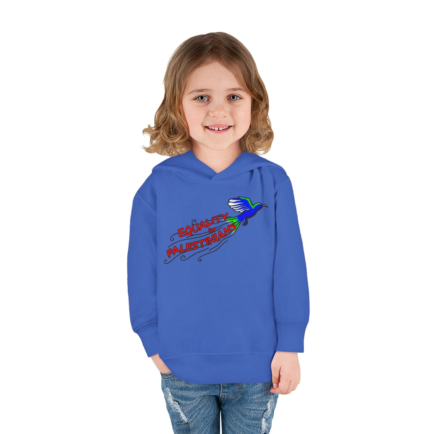 Toddler Pullover Fleece Hoodie - Equality for Palestinians