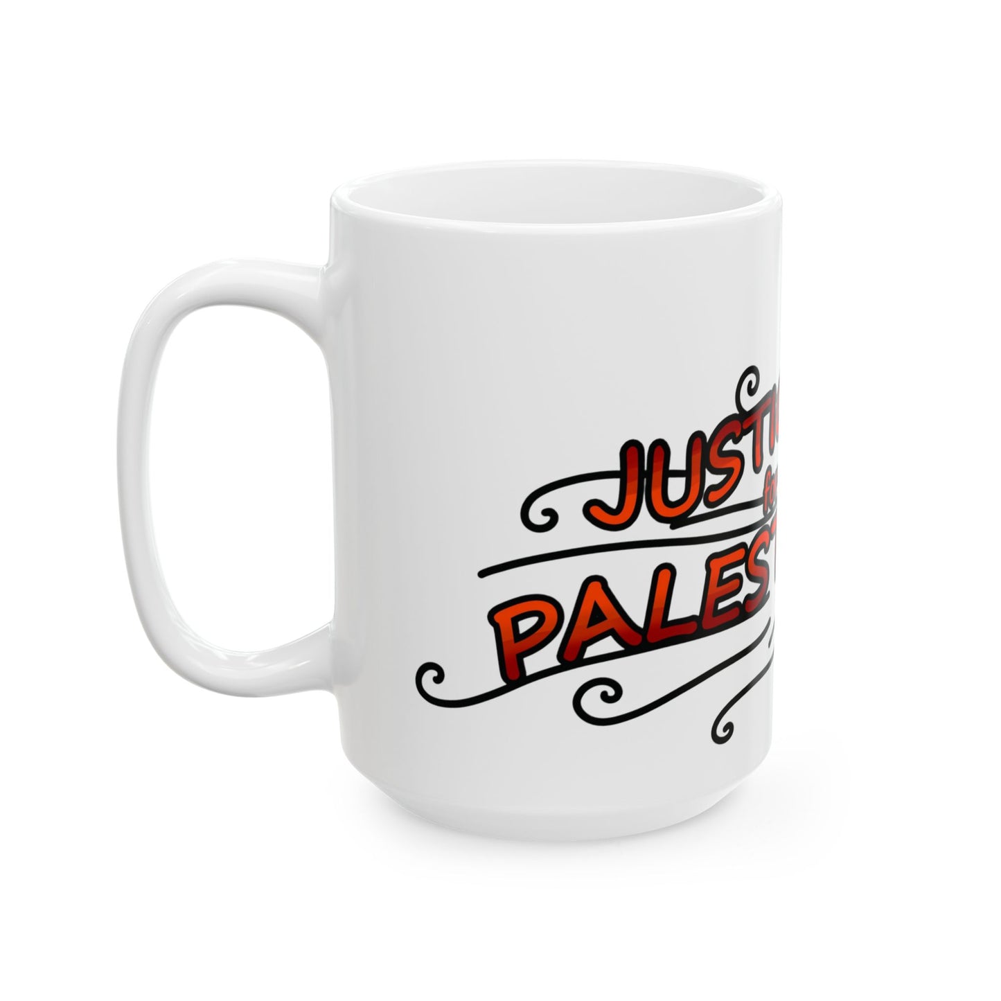 Ceramic Mug (15oz) - Justice for Palestine