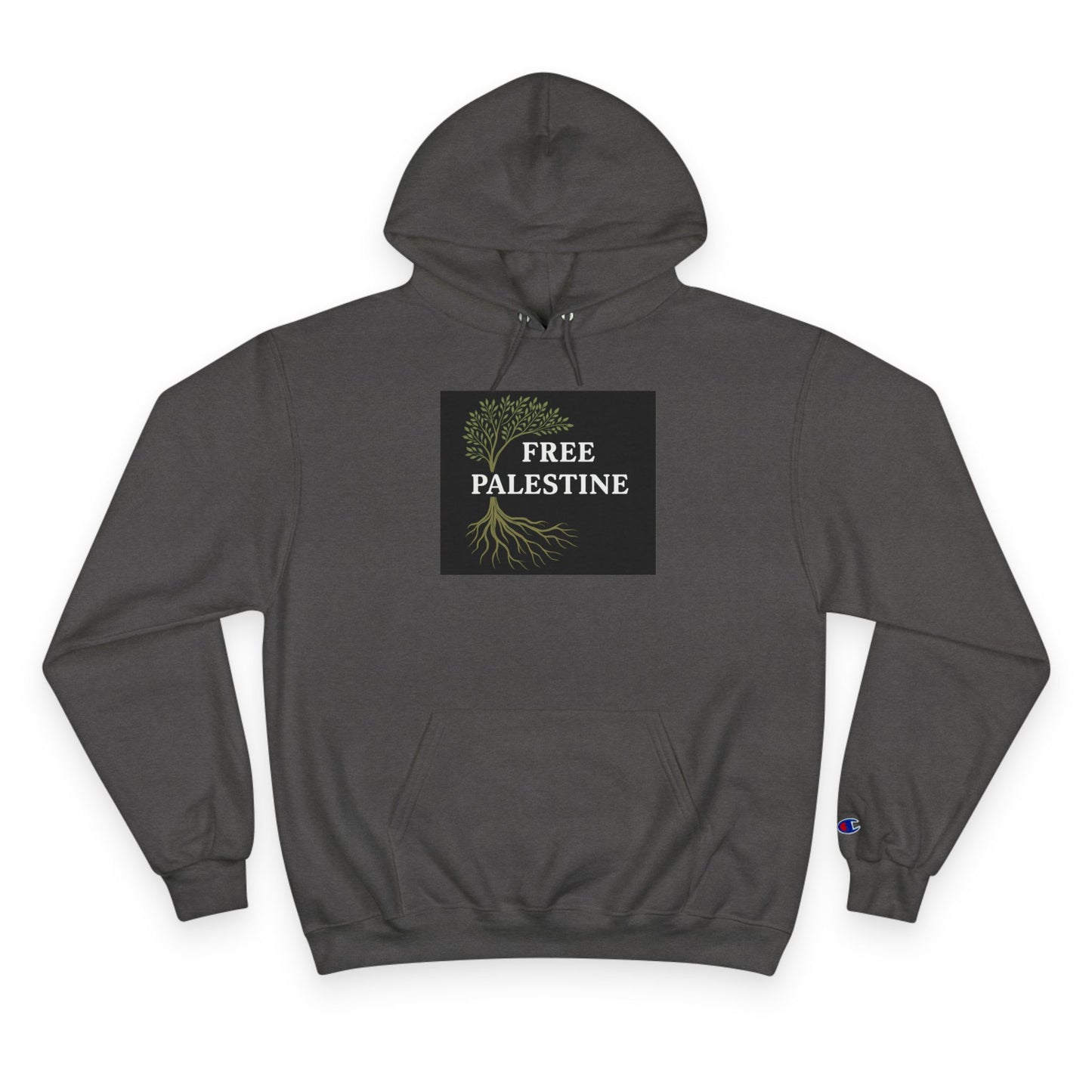 Champion Hoodie - Free Palestine (Olive Tree Roots Edition)