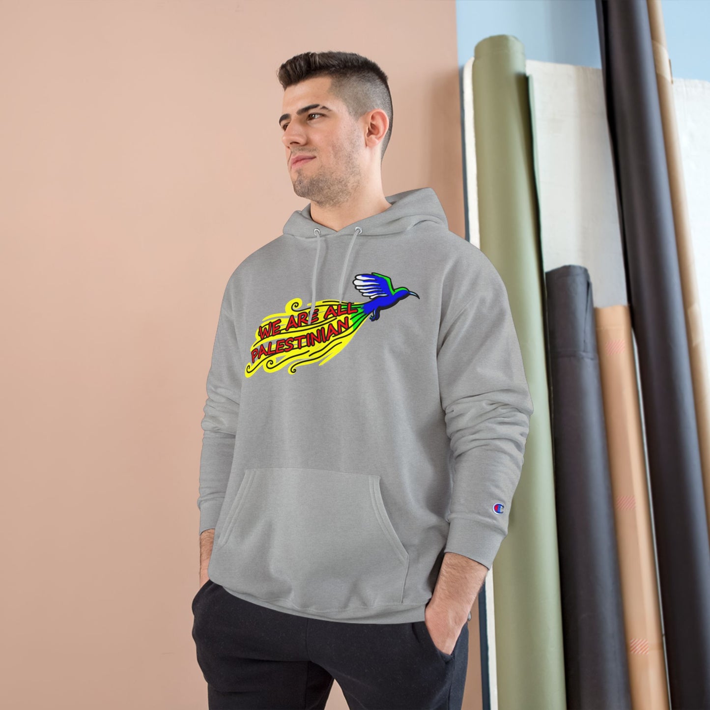 Champion Hoodie - We Are All Palestinian