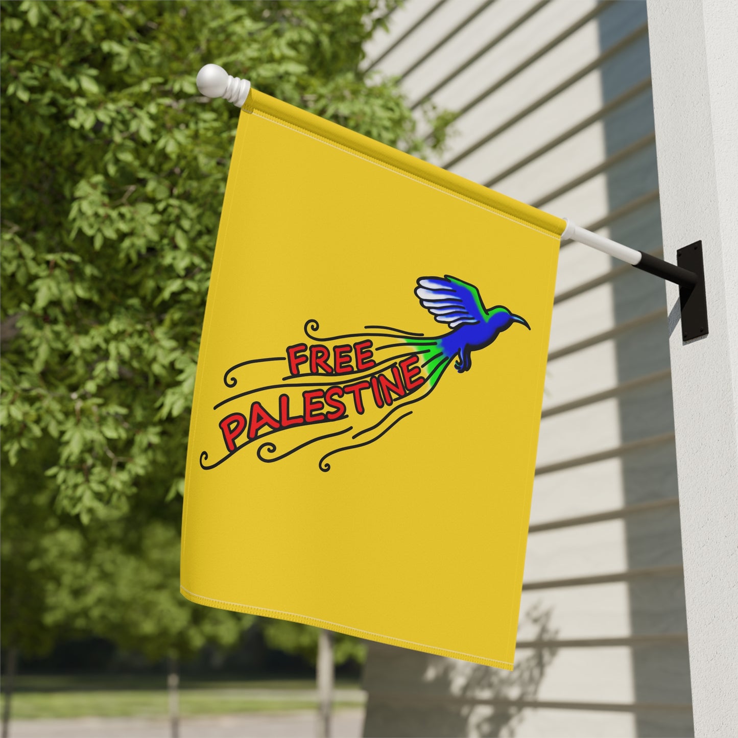Banner - Free Palestine (gold)