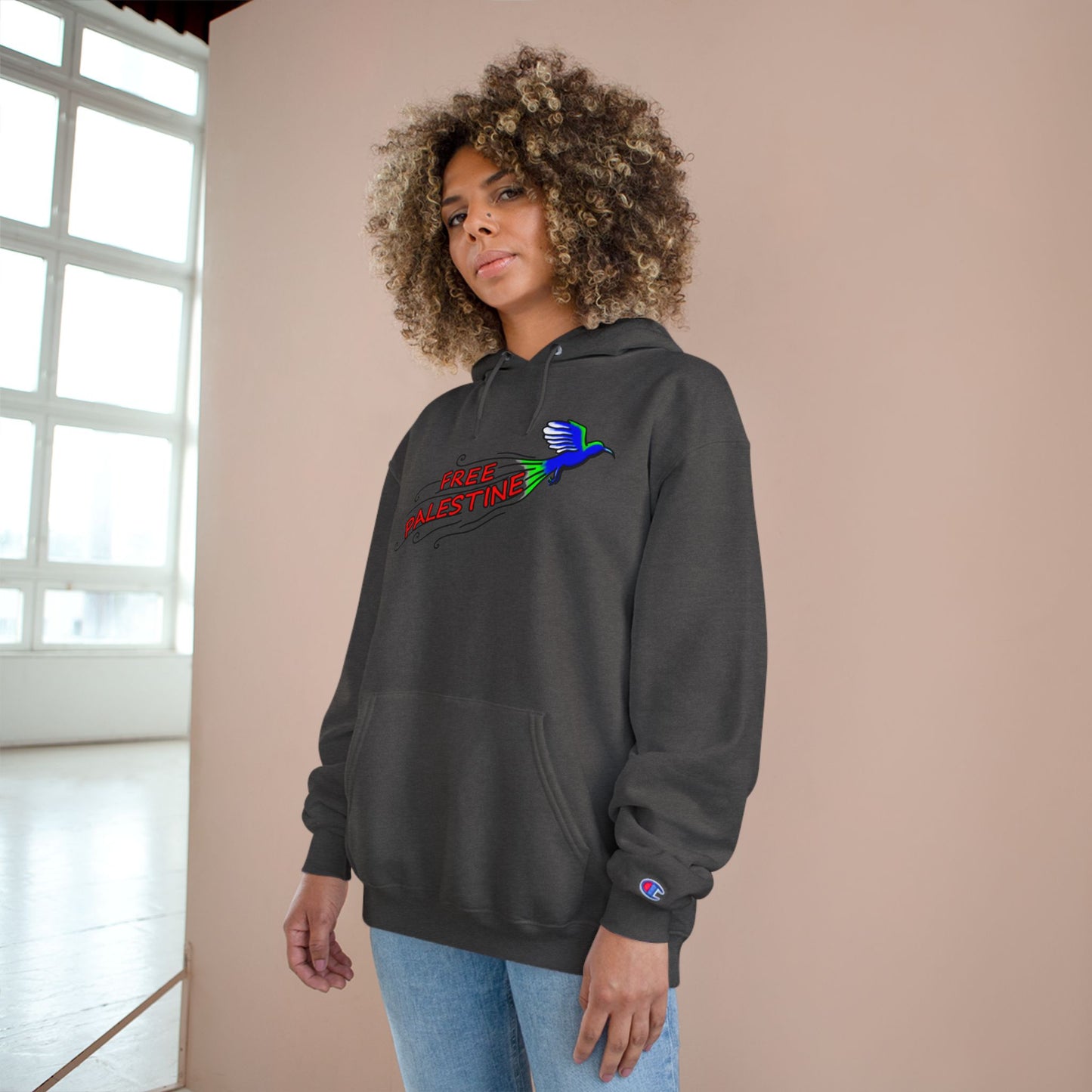 Champion Hoodie - Free Palestine
