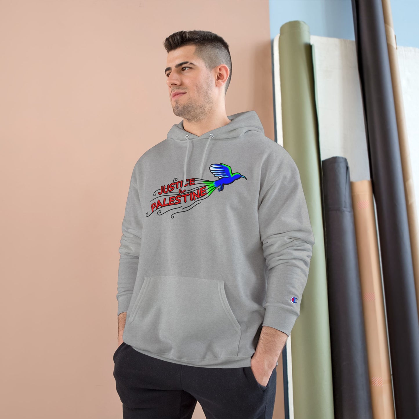 Champion Hoodie - Justice for Palestine