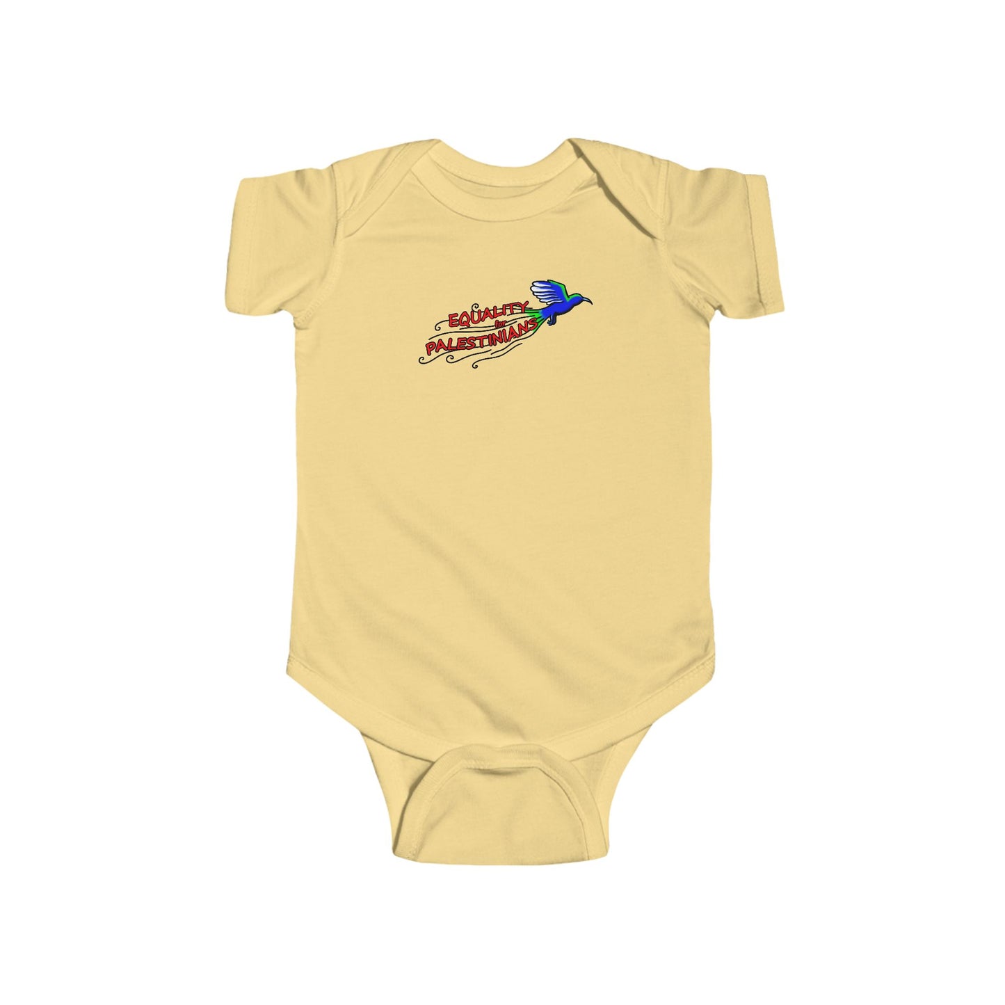 Infant Fine Jersey Bodysuit - Equality for Palestinians