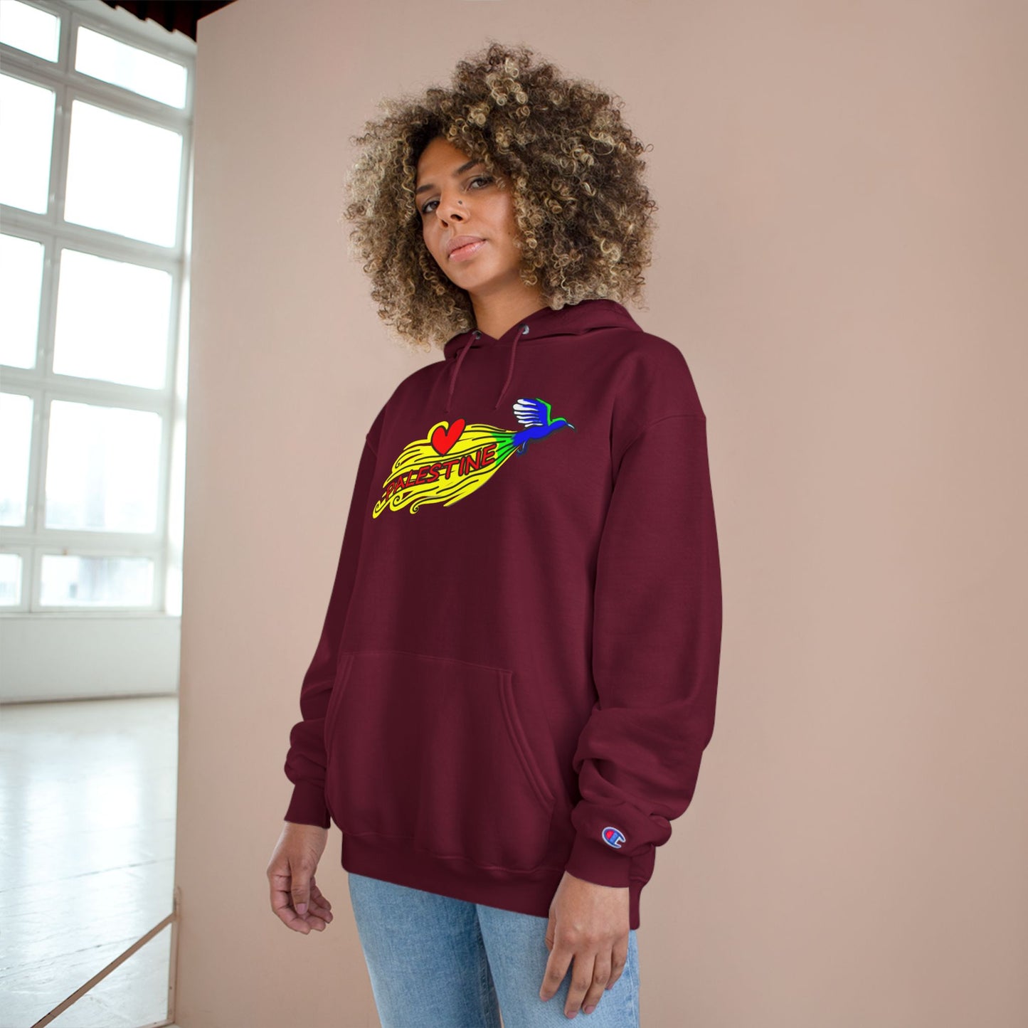 Champion Hoodie - Love Palestine
