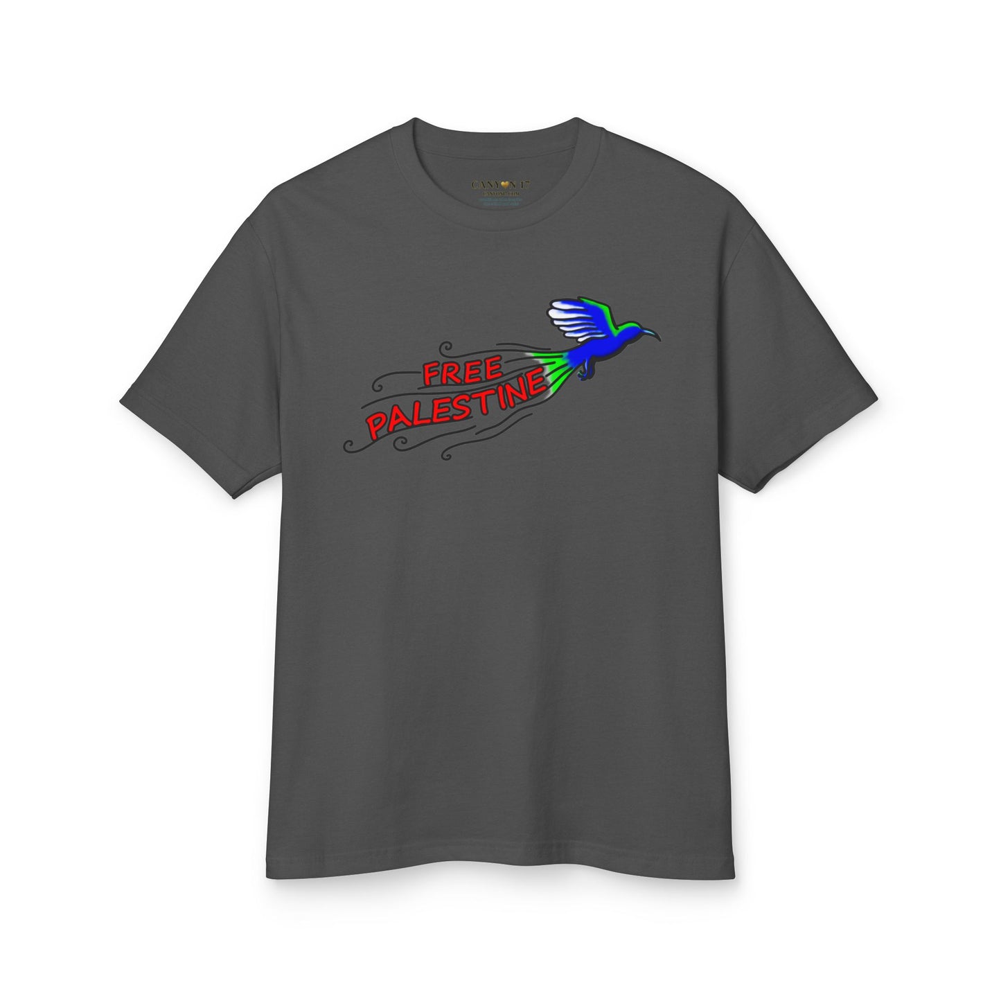 Unisex Heavyweight Cotton Tee - Free Palestine