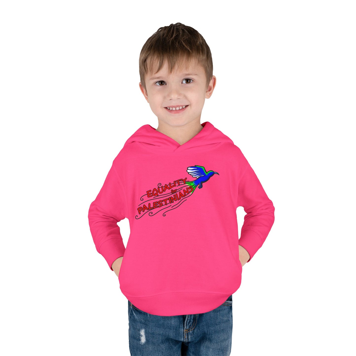 Toddler Pullover Fleece Hoodie - Equality for Palestinians