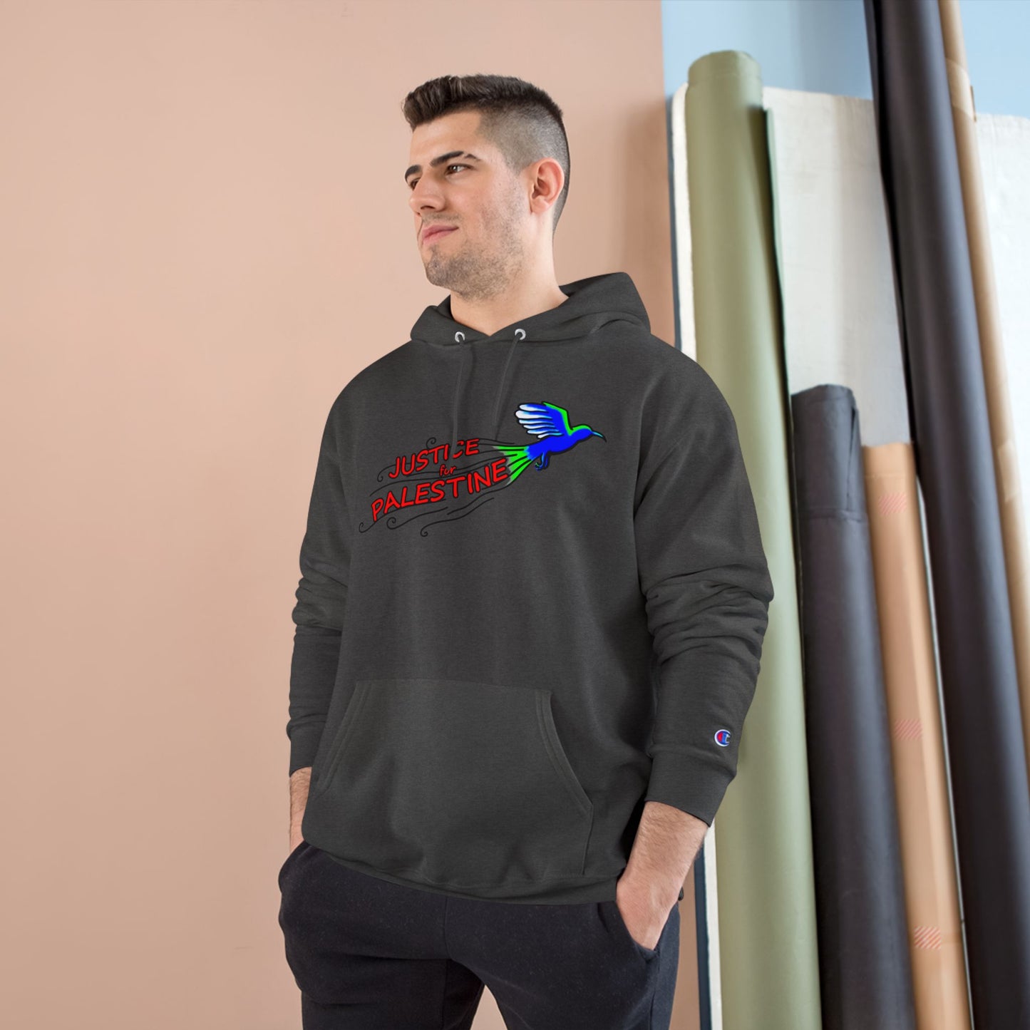 Champion Hoodie - Justice for Palestine