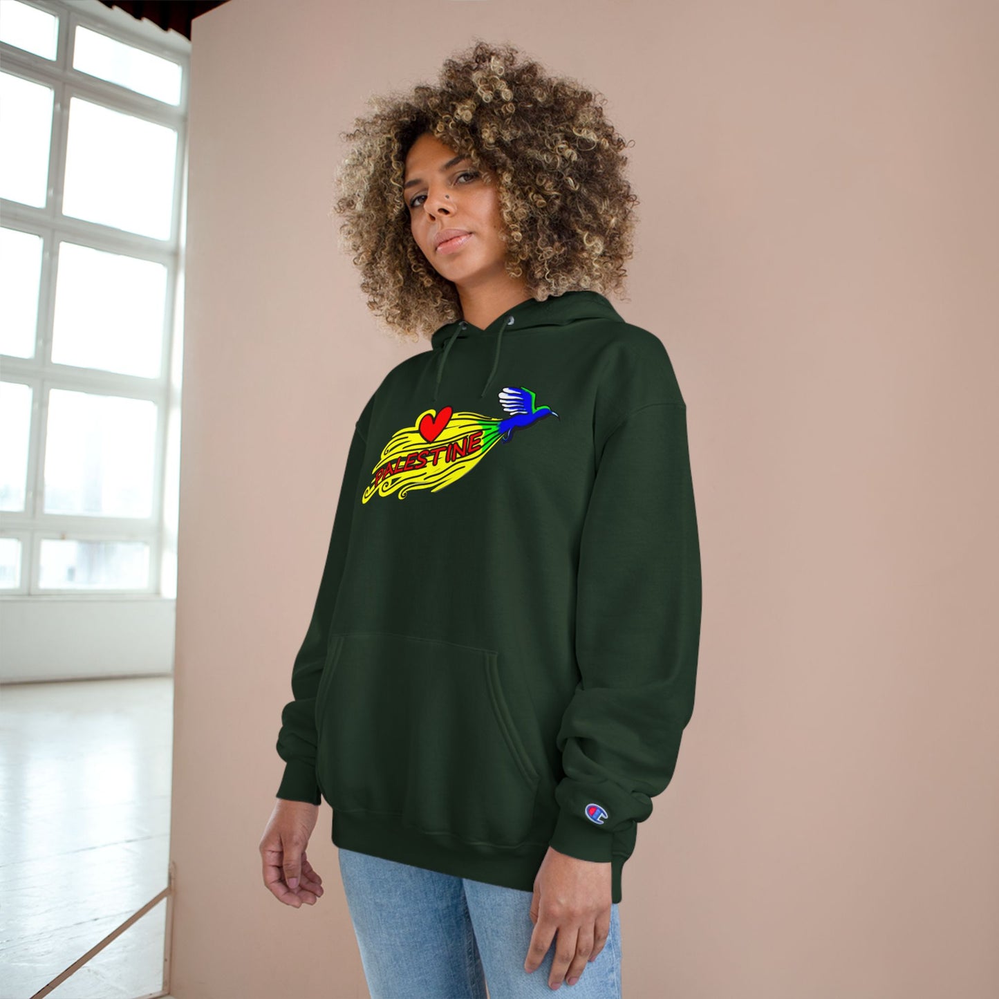 Champion Hoodie - Love Palestine