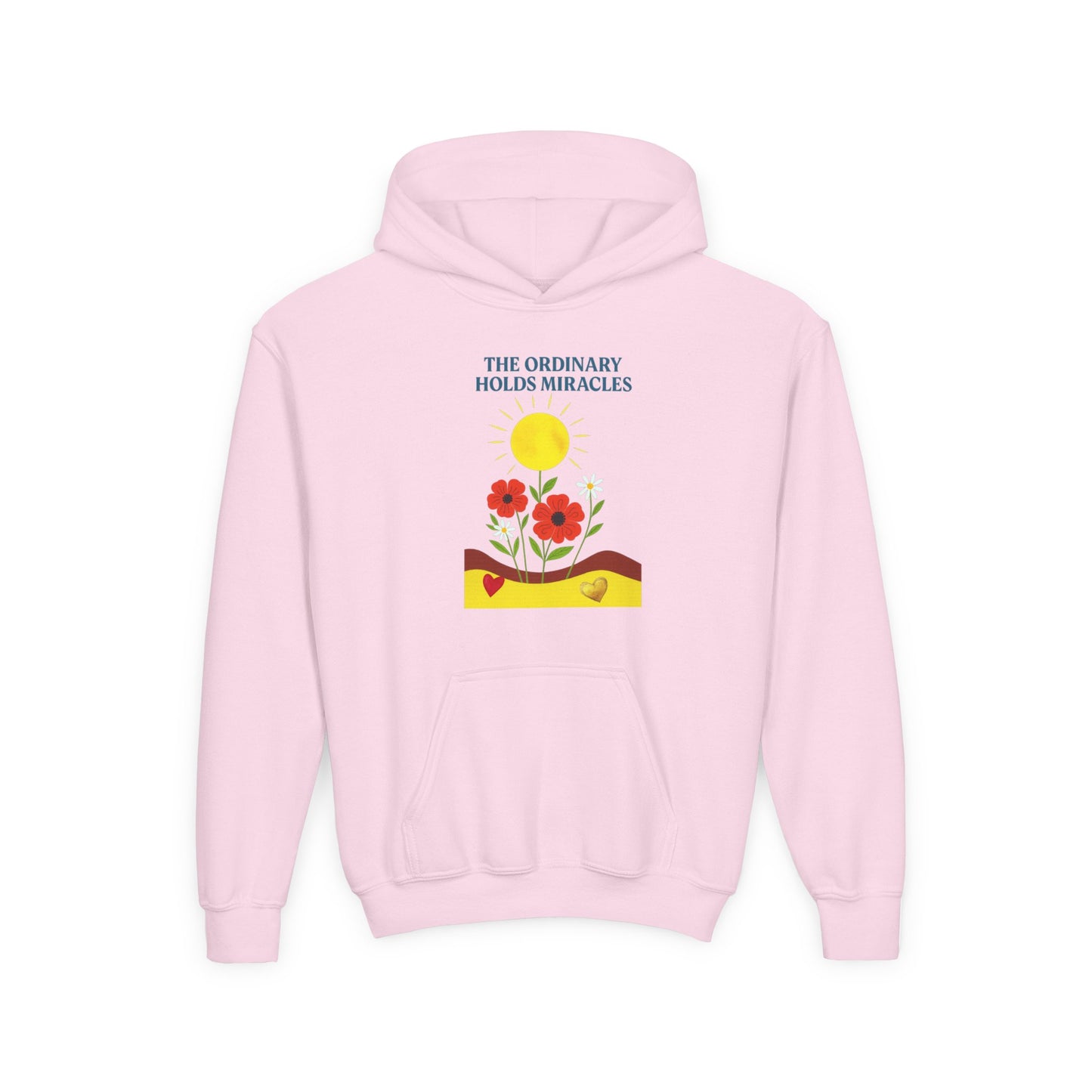 Youth Heavy Blend Hooded Sweatshirt - The Ordinary Holds Miracles