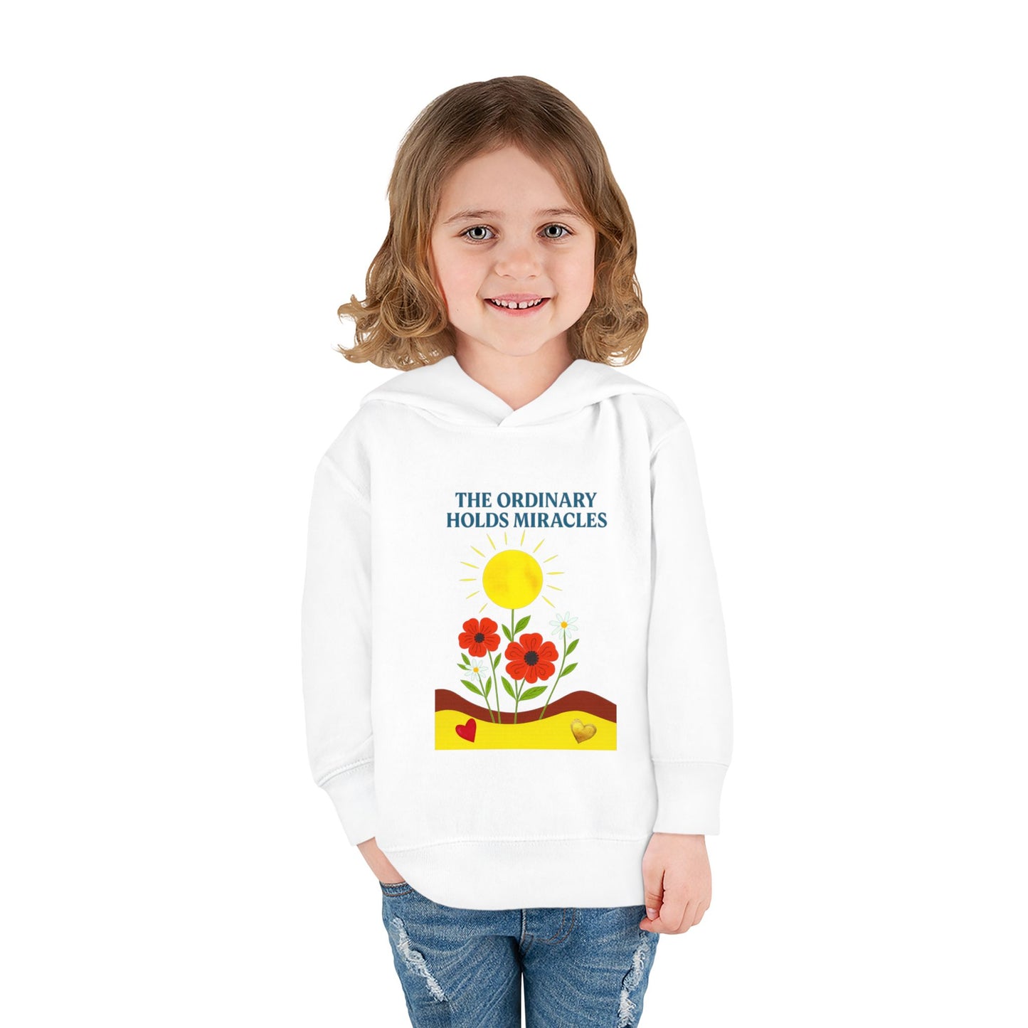 Toddler Pullover Fleece Hoodie - The Ordinary Holds Miracles