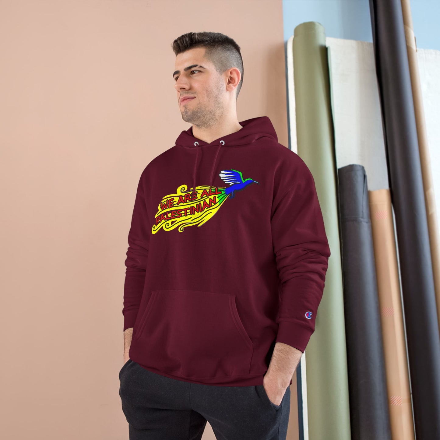Champion Hoodie - We Are All Palestinian