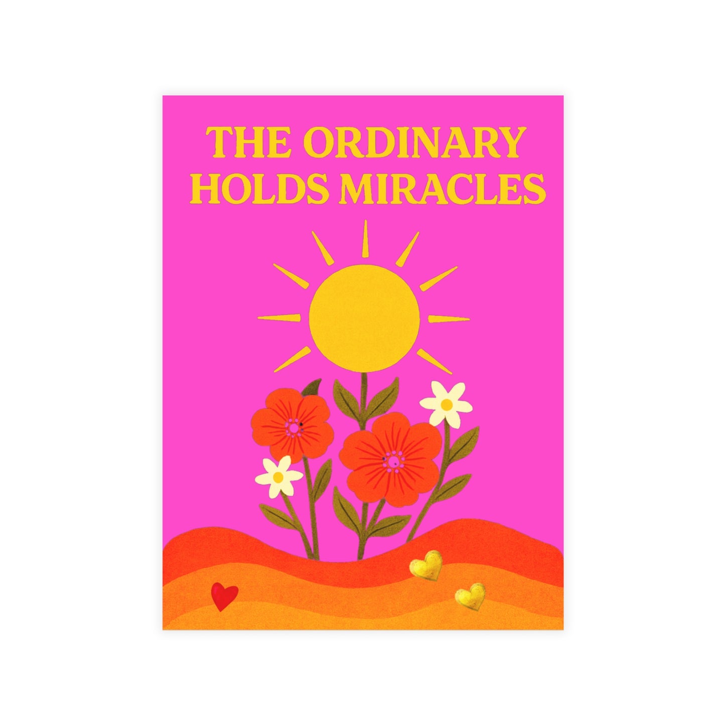 Postcard Bundles (30 pcs, envelopes included) - The Ordinary Holds Miracles (Pink)