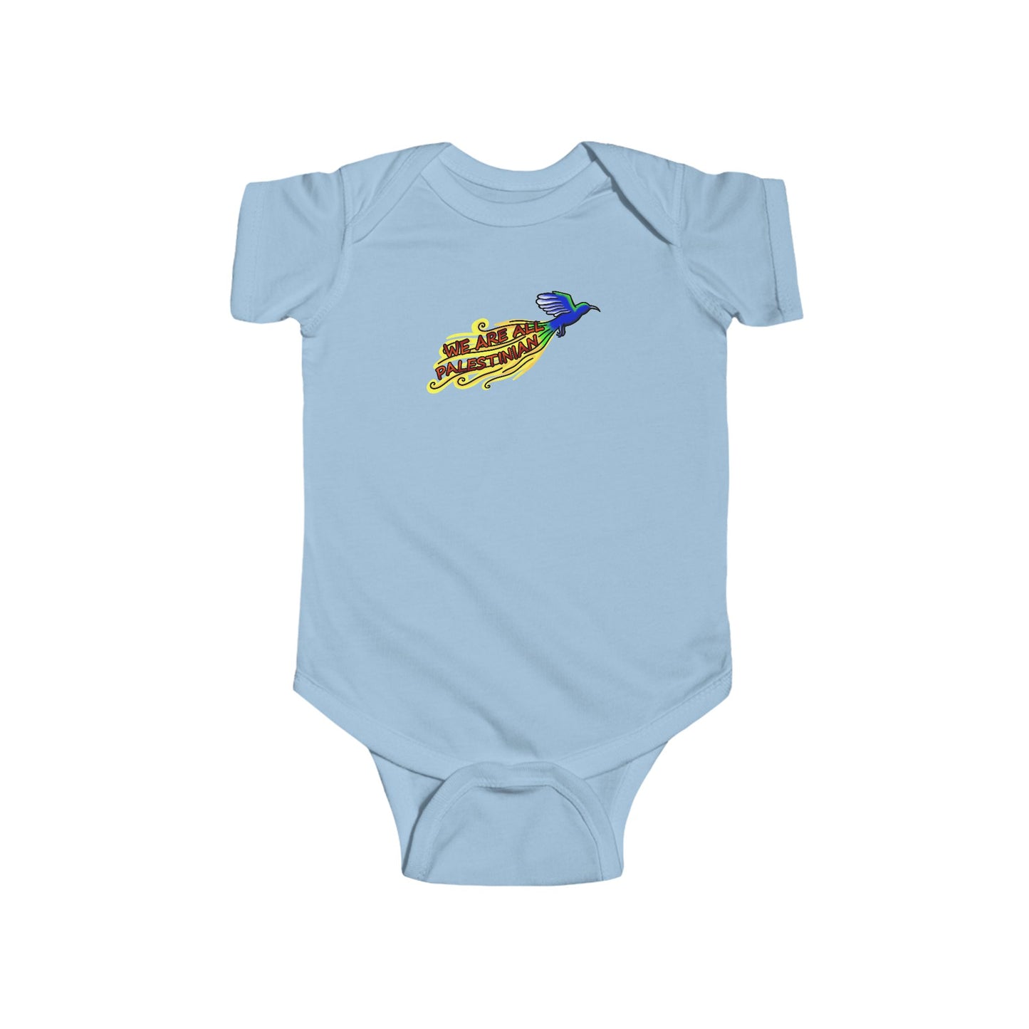 Infant Fine Jersey Bodysuit - We Are All Palestinian