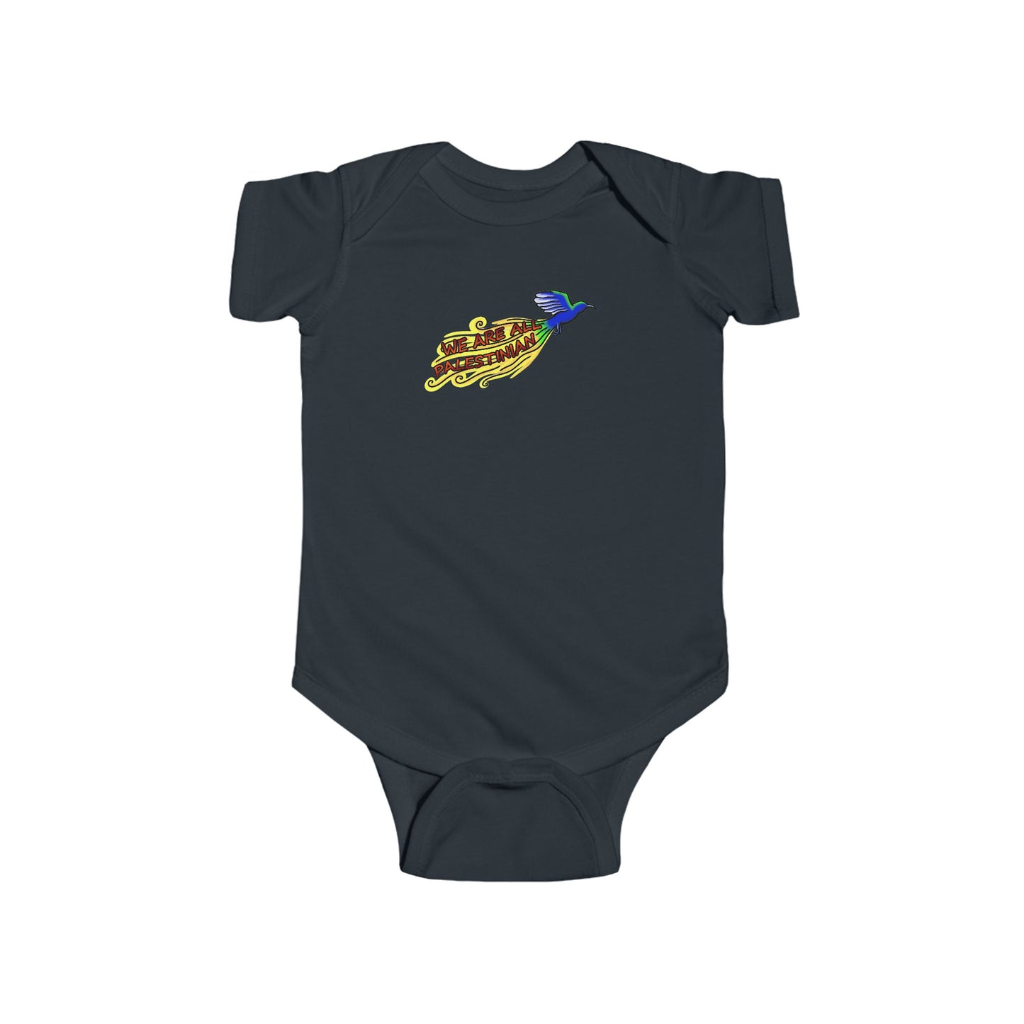 Infant Fine Jersey Bodysuit - We Are All Palestinian