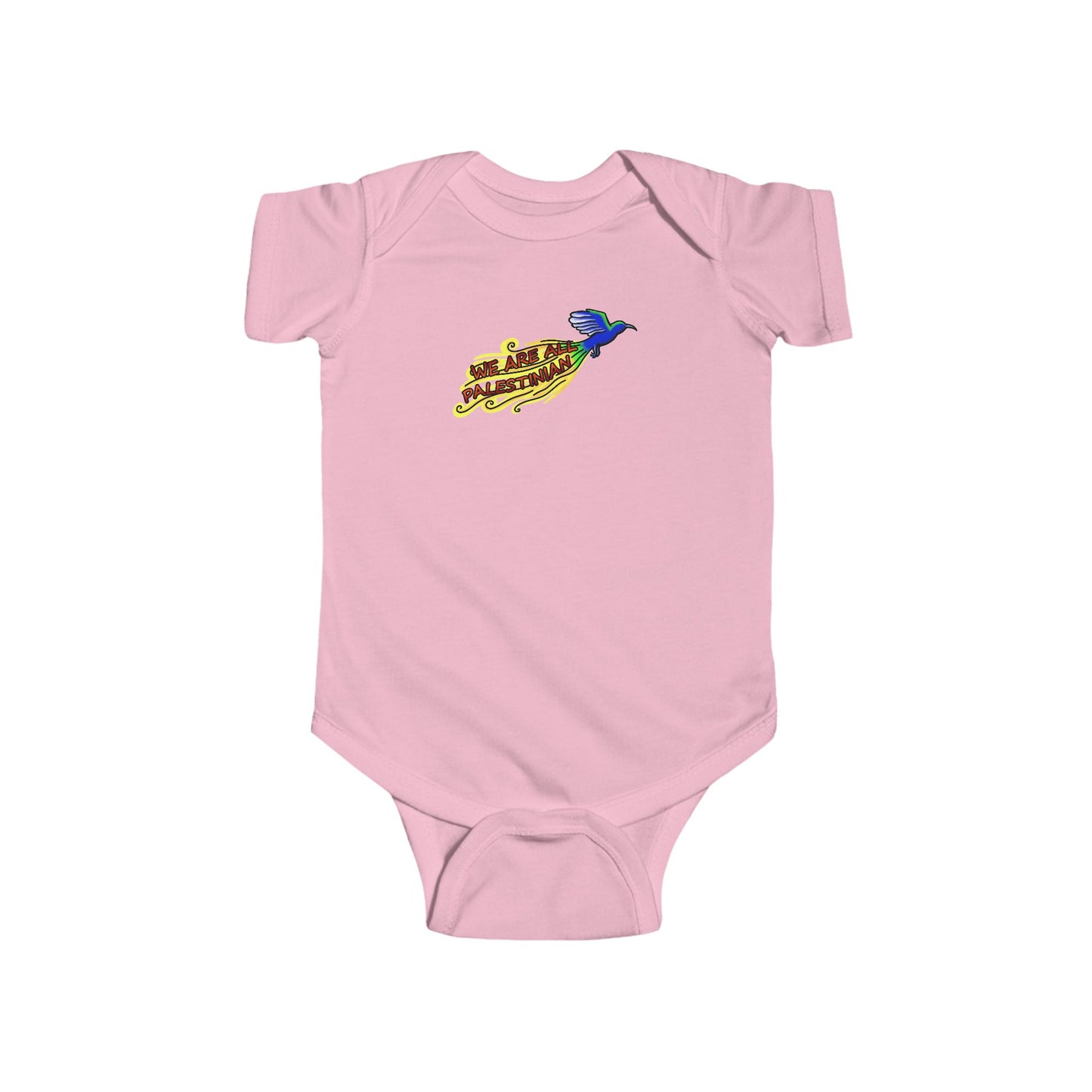 Infant Fine Jersey Bodysuit - We Are All Palestinian